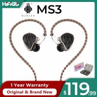 Hidizs 2BA MS3 + 1DD ไฮบริด3ไดรเวอร์หูฟังมอนิเตอร์ไฮไฟหูฟังแบบมีสายหูฟังความละเอียดสูงพร้อม2Pin 0.78 OFC ชุบสาย S35