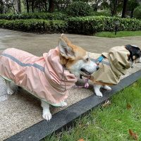 Pet Accessories YorkDog Clothes Rain Coat Dog Waterproof Dog Coat Jacket with Safety Reflective Strip Poncho Waterproof Raincoat Clothing Shoes Access