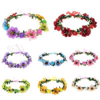 Cloth Flower Headband Woman Headband Jewelry Gift Flower Headband Hair Wreath Garland Flower Crown