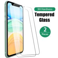 2PCS tempered glass for iPhone 14 13 12 11 Pro Max mini Plus Screen protector for iPhone 8 7 6 X XS Max XR SE 6s 5s glass
