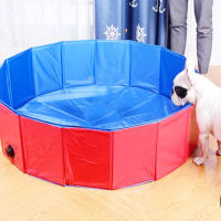 Dog Pool Foldable Dog Swimming Pool Bath Swimming Tub Bathtub Swimming Pool Collapsible Bathing Pool for Dogs Cats Kids