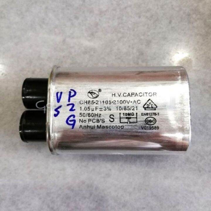 Condensatore Alta Tensione 0.90μF 2100V - Ricambio Per Forni A Microonde Midea, Galanz, Haier - Foto 7