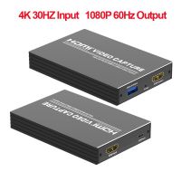 4K 30hz Loop HDMI Capture Card Placa de Video Recording Plate Live Streaming USB 3.0 1080p 60hz Grabber For PS4 Game DVD Camera