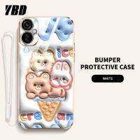 YBD เคส3D ใหม่สำหรับ Infinix Tecno Camon 19 Pro 19 Neo เคสการ์ตูนคู่น่ารักนิ่มกรณีโทรศัพท์รูปแบบเคลื่อนไหว