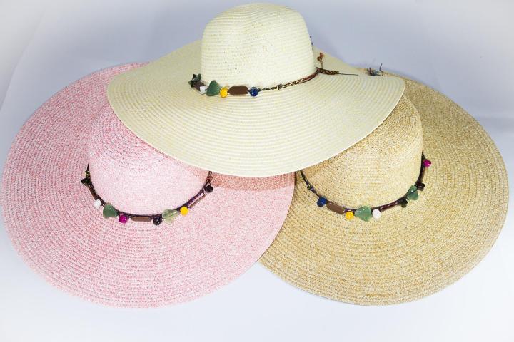 หมวกแฟชั่น-หมวกไปทะเล-หมวกผู้หญิง-หมวกสวย-หมวกสวยๆ-หมวกกันแดด-หมวกกันuv-หมวกแฟชั่นผู้หญิง-หมวกปีก-หมวกปีกกว้าง-หมวกปีกกว้างเกาหลี-ประดับลูกปัด