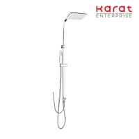 Karat Faucet ชุดฝักบัว Rain Shower พร้อมที่สลับทางน้ำ (Diverter) และฝักบัวสายอ่อน และสายต่อเข้าก๊อก (ไม่รวมก๊อกน้ำ) รุ่น KRS-031-000R1