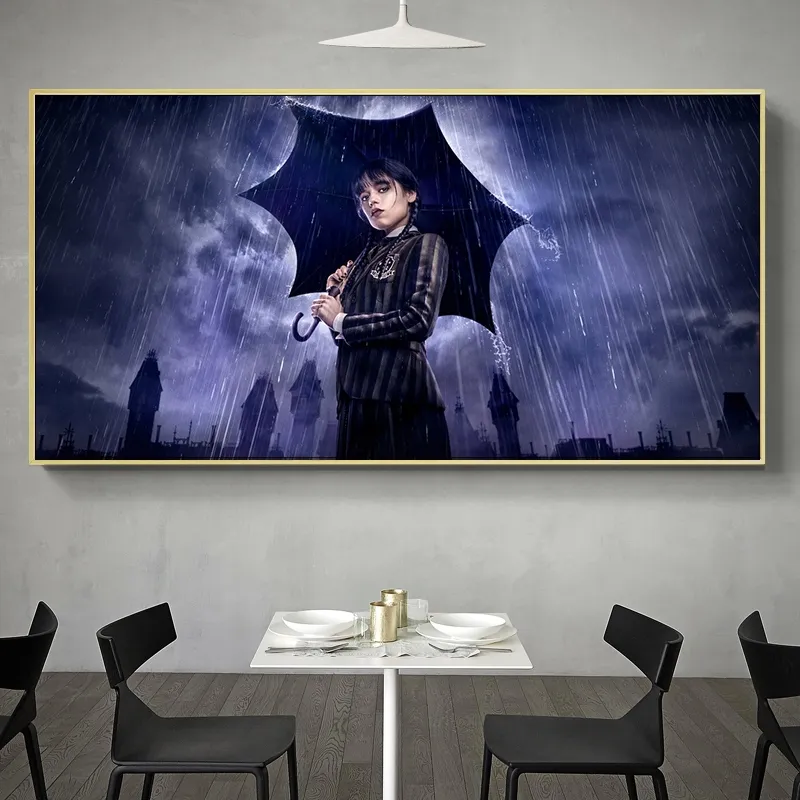 Kawaii Wednesday Addams - Wednesday Addams - Posters and Art