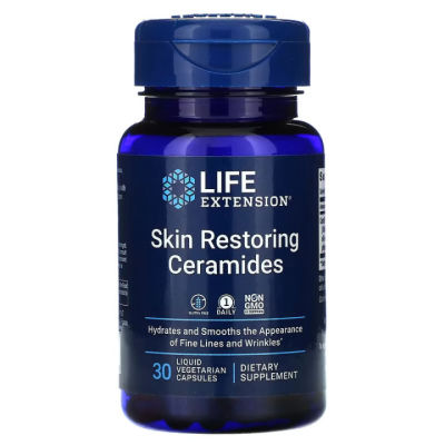 Life Extension Skin Restoring Ceramides 30 เม็ด