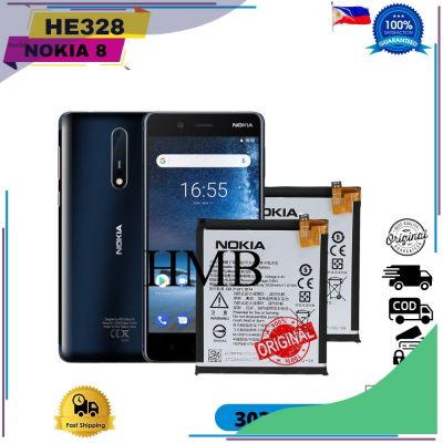 แบตเตอรี่ ใช้สำหรับเปลี่ยน Nokia 8 (TA-1012 TA-1004) Battery HE328 3030mAh Original Quality Battery **แบตเตอรี่รับประกัน 6 เดือน**