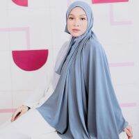 【YF】 Tie back Solid Chiffon Hijab Scarf with Bandage Non-Slip Muslim Women Long Hijabs Shawl Headscarf Headband Turban Headwrap