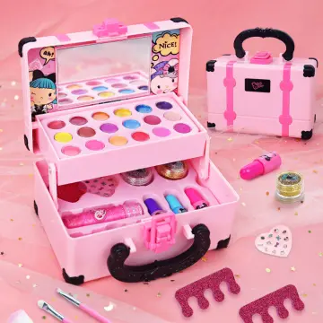 32Pcs Make Up Set for Kids Non Toxic Toys Girl Princess Makeup Kit