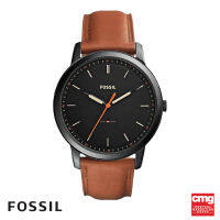 [ของแท้ รับประกันโดยเซ็นทรัลกรุ้ป]นาฬิกา Fossil FS5305 รุ่น THE MINIMALIST 3H ขนาดหน้าปัด 44MM สายLEATHER สีBROWN ระดับกันน้ำ 5 ATM[รับประกัน 2 ปี*]