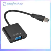 USB 3.0ไปยังวิดีโอ VGA จออะแดปเตอร์1080P ตัวแปลงภายนอกหลายจอแสดงผล