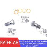 Baificar Turbo Charger Oil Return Lubrication Pipe End- Screw Gasket Set For Peugeot 207 208 3008 308 508 RCZ Citroen C4 C5 DS