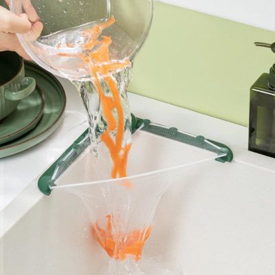 ✲◐✓ 1/2/3PCS Sink Drain Rack Kitchen Accessories Strainer Food Garbage Colanders Draining Shelf Triangle Kitchen Sink Garbage Filter