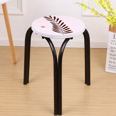 New Elastic Dressing Table Stool Cover Square Stool Surface Dust Protection Cover Change Shoes Stool Cover Round Removable