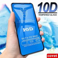 COVET ฟิล์มกระจกสำหรับไอโฟน11 ฟิล์มกระจก สำหรับ iPhone 14 13 12 11 Pro Max X XS XR XS MAX ฟิล์ม10d mini 6 6s 7 8 Plus se2020 ฟิล์มกระจกเต็มจอเต็มจอ ฟิล์มกระจกแบบเต็มจอ