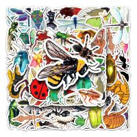 【CW】㍿►♚  Stickers Insect Cartoon Picture Graffiti Sticker Child Stationery Notebook Laptop Car  Skate