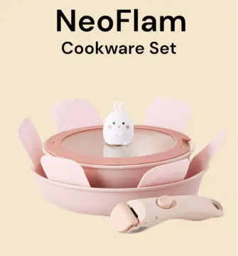Neoflam Midas Plus 9-Piece Ceramic Nonstick Cookware Set/EMERALD Green