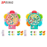 Hot Sale Multiplayer Magnetic Fishing Game Toy Rotating Fish Board Game
