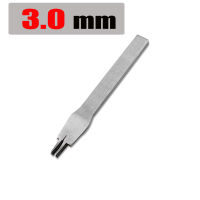 2.73.03.383.85mm Stainless Steel Flat Leather Chisel Pricking Iron Leather Tools Craft Hole Punch Kit DIY Tool 2510 Prong