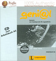 genial  : A2 Workbook A2 สมุดงาน (นำเข้าของแท้100%) 9783468475764 | Genial A2 Audio ejercicios (Texto) (German Edition)