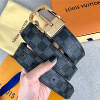 【Real Picture】Original LV1 Belt Genuine Leather for Men High Quality Pin Buckle Jeans Belt Cowskin Casual Belts Business Belt Cowboy Waistband bnn