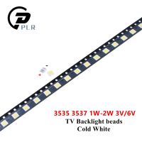 50PCS 100PCS FOR LCD TV repair UNI Replace LG SEOUL led TV backlight with light-emitting diode 3535 SMD LED beads 6V-6.8V Electrical Circuitry Parts