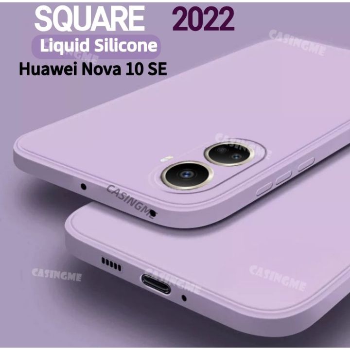 2022-huawei-nova-10-se-square-เคสของเหลวสำหรับ-huawei-nova-10-nova10-se-huaweinova10-se-se10-4g-5g-ซิลิโคนกันกระแทกเคสหลัง-tpu-ตัวกันกระแทกเคสโทรศัพท์