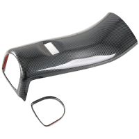 1 Piece Car Carbon Fiber Style Armrest Box Rear Air Vent Frame Trim Cover Sticker Replacement Parts for BYD Dolphin Atto1 EA1 2022 2023