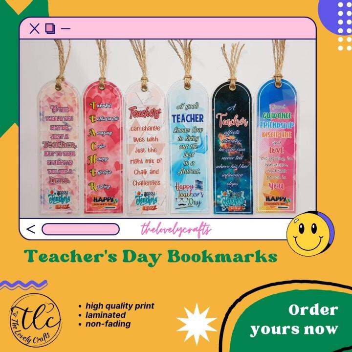 Teacher's Day Bookmarks | Lazada PH
