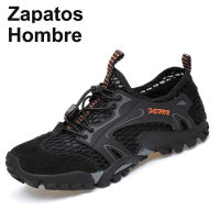 Aqua Shoes Outdoor Professional Non-slip Durable Trekking Upstream Shoes Male Cool Hiking Wading Water Sports Men Mesh Sneakers