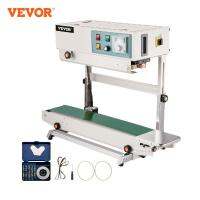 VEVOR FR-900 Continuous Vertical / Horizontal Sealing Machine 700W Automatic Sealer PVC Coding Plastic Logo for Production Line