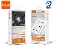 LDNIO SC3416 ปลั๊กพ่วง ปลั๊กไฟ 3Socketรองรับ65W PD3.0+60W QC3.0 Fast chargeชาร์จเร็ว กำลังไฟ 3250W-สายยาว 2เมตร SC3416