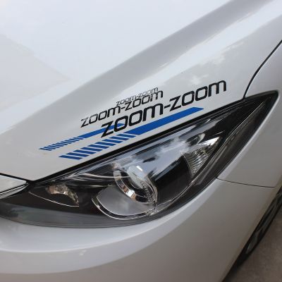 Hot MAZDA ไฟหน้ารถสติกเกอร์สำหรับ Mazda6 artez CX-5 Xingcheng ankesaila Light สติกเกอร์คิ้ว Scratch stir r