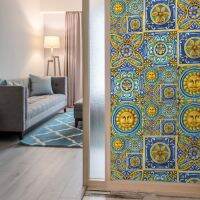 [COD] TS217 retro tile stickers decorative self-adhesive waterproof wear-resistant floor wall 20x20cm