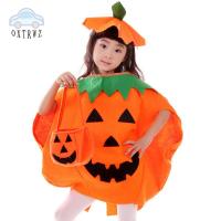 OXTRWZ ชุดผี halloween pumpkin ถังฟักทอง ฮาโลวีน halloween accessories บุคลิกภาพ เย็นดี สำหรับการแสดงบนเวที อุปกรณ์ผ้าปาร์ตี้ ชุดเครื่องแต่งกาย อุปกรณ์ถ่ายภาพ ผ้าสวมปาร์ตี้ ชุดฟักทอง ชุดฮาโลวีน พร้อมหมวกและกระเป๋า