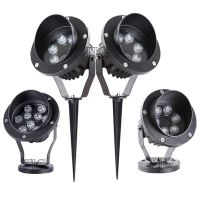 【LZ】✶₪♝  Iluminação LED de alta potência à prova dágua do jardim lâmpada de gramado ao ar livre projetores do caminho do quintal 3W 6W 10W 12W 18W AC 85-265V DC 12V