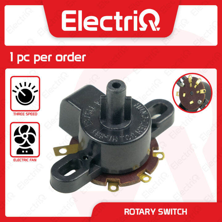 Electriq Electric Fan Parts Universal Rotary Switch for Desk Fan