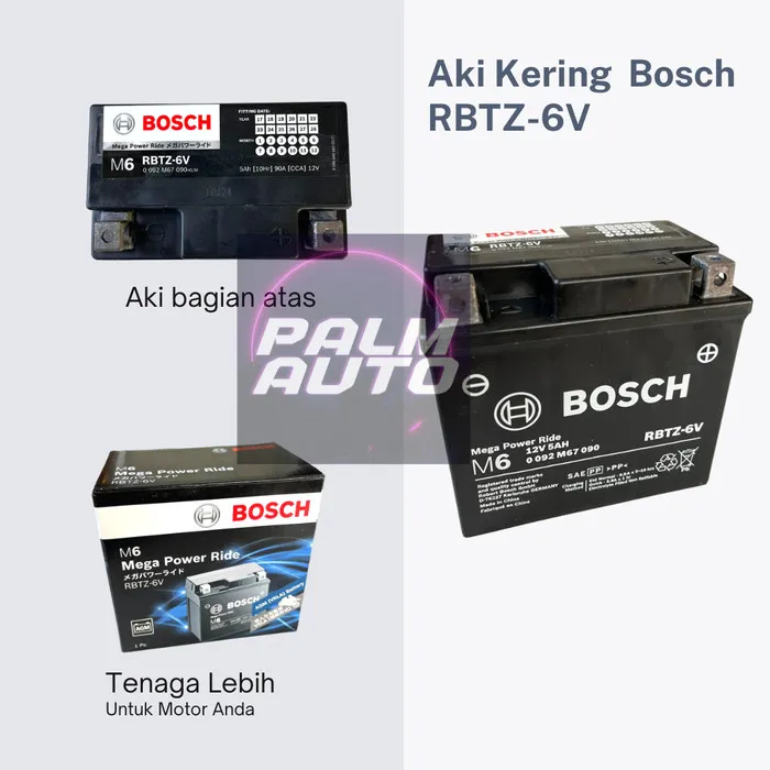 Free Ongkir Aki Motor Honda Scoopy ISS (Idling Stop System) Bosch RBTZ