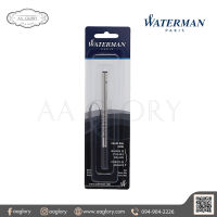 WATERMAN Refill Rollerball Pen F Point Black, Blue Ink  ไส้ปากกาวอเตอร์แมน โรลเลอร์บอล หมึกดำ น้ำเงิน หัว 0.5 มม. สำหรับเปลี่ยนไส้ปากกาโรลเลอร์บอล