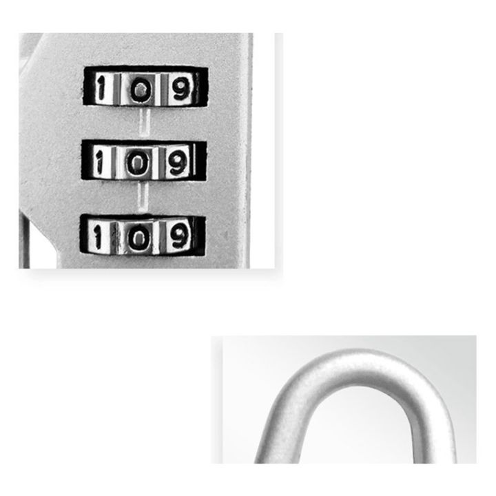 แม่กุญแจ3หลักกุญแจแบบรหัสมินิซิงค์อัลลอยเครื่องมือสำหรับลิ้นชักกระเป๋าเดินทาง