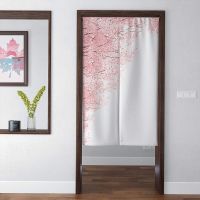 SPANKER SPACE Navy Blue Japanese Asian The Great Wave Off Kanagawa Anime Doorway Noren Drape Split Curtain for Hallway