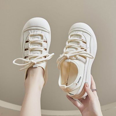 [Hot Sale]Hollow-out easy-to-interference water shoes 2023 summer womens sports light running all-match student white street shooting