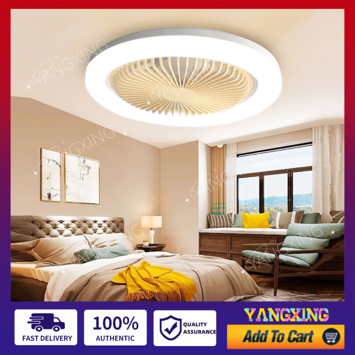 E27 Silent Fan Light Ceiling light With fan Remote Control ceiling fan