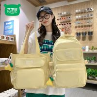 【Hot Sale】 High-value schoolbag female junior high school students primary third to sixth grade large-capacity lightweight backpack student