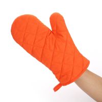 Microwave Oven Glove 1Pcs Non-slip Mitten Insulated Kitchen Tool Baking Gloves Cotton Heat Resistant Glove Baking Accessories