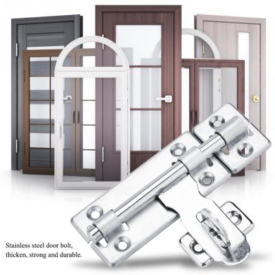 Stainless Steel Door Bolt Security Home Door Latch Padlock Sliding Barrel Bolts Window Lock Hardware Accessories pestillo puerta Door Hardware Locks M