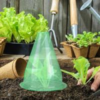 Reusable Plant Bell Cover Garden Cloche Plant Bell Cloches Plant Protector Cover 12Pcs Mini Greenhouse For Protection Vegetables