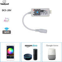 ชุดควบคุม Wifi สำหรับ DC5-28V RGB ไฟแถบไฟ LED